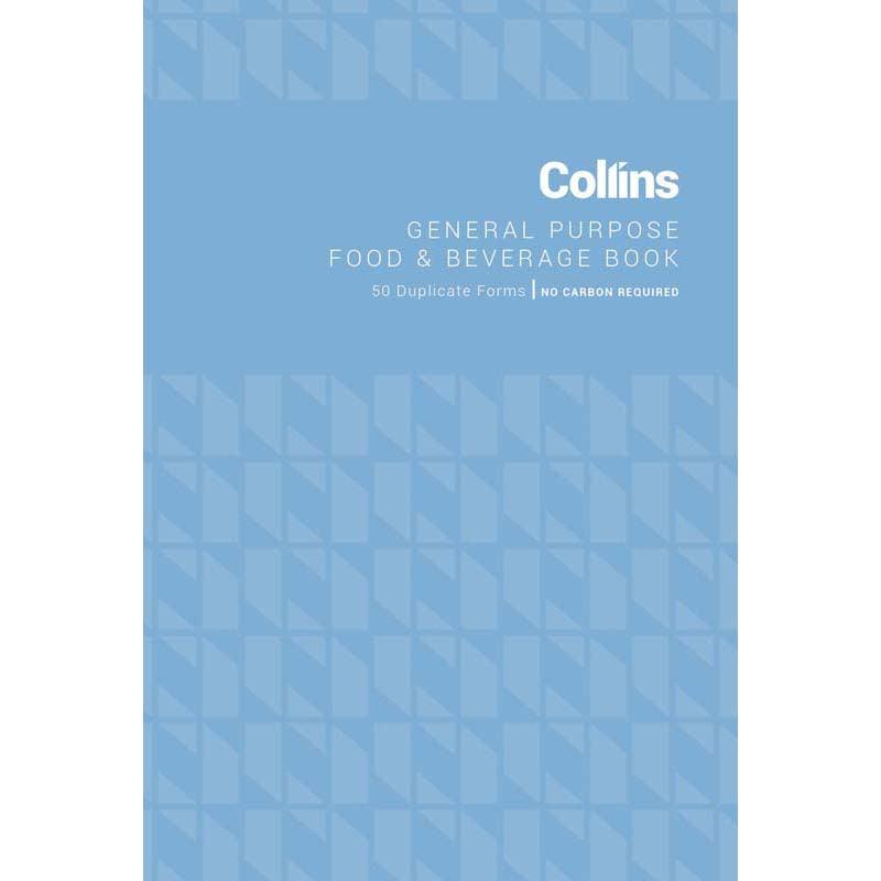 Collins General Purpose Food & Beverage Duplicate 50 Leaf No Carbon Required - Office Connect 2018