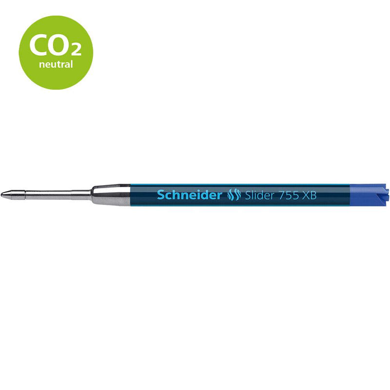 Schneider Pen Refill Ballpoint 755 Extra Broad Blue 1 piece (Fits Parker) - Office Connect 2018