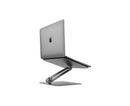 Alogic Elite Adjustable Laptop Riser - Space Grey - Desk - Aluminium Alloy - Space Gray