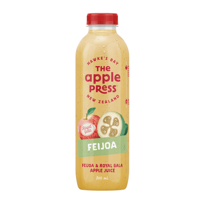 The Apple Press New Zealand Feijoa & Cold Pressed Royal Gala Apple Juice 800ml - Office Connect 2018