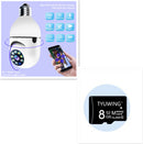 WiFi CAMERA 1080P Bulb 4X Zoom Camera E27 Home 5GWiFi Alarm Monitor - Office Connect 2018