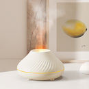 Newest RGB Flame Aroma Diffuser 130Ml 3d Colorful Flame Humidifier Fire Volcano Diffuser Flame - Office Connect 2018