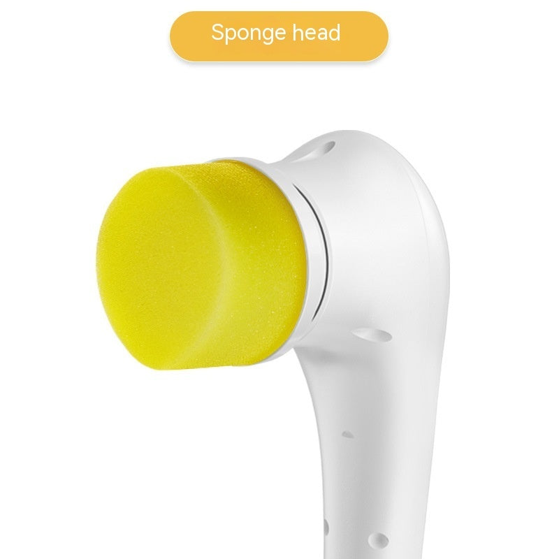 Multifunctional Electric Handheld Kitchen Household Dishwashing Brush Handheld Scrubber Bathtub Sink Bathroom Kitchen Tile Cleaning Tool Drill Brush Set With 5 Heads - Office Connect 2018