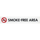 Plastic Sign Smoke-Free Area 55x330 - Office Connect 2018