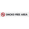 Plastic Sign Smoke-Free Area 55x330 - Office Connect 2018