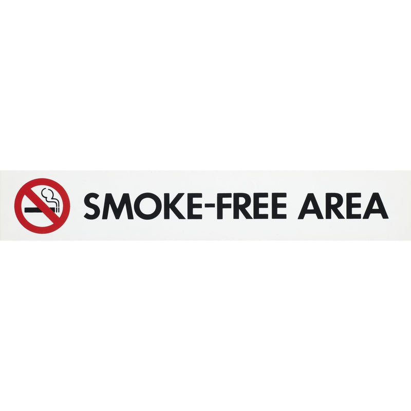 Plastic Sign Smoke-Free Area 55x330 - Office Connect 2018