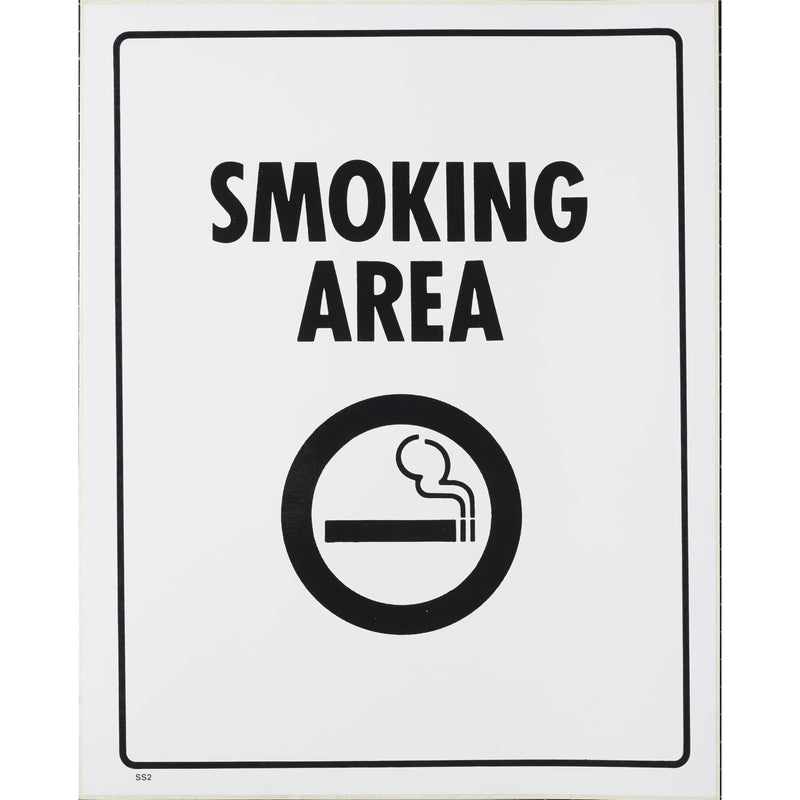 S/Adh Sign Smoking Area 290x230 - Office Connect 2018