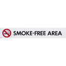 S/Adh Sign Smoke-Free Area 55x330 - Office Connect 2018