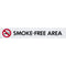 S/Adh Sign Smoke-Free Area 55x330 - Office Connect 2018