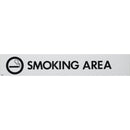 S/Adh Sign Smoking Area 55x330 - Office Connect 2018