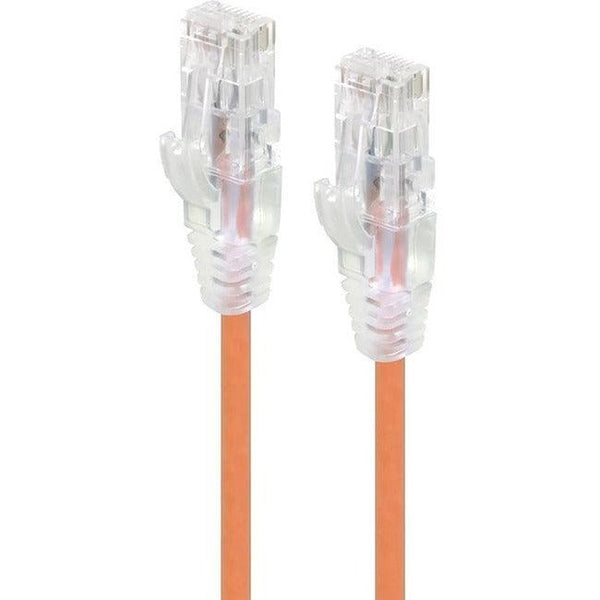 0.50M ORANGE SLIM CAT6 CABLE UTP 28AWG - Office Connect 2018