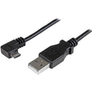 0.5m Right Angle Micro USB Cable - 24AWG - Office Connect 2018