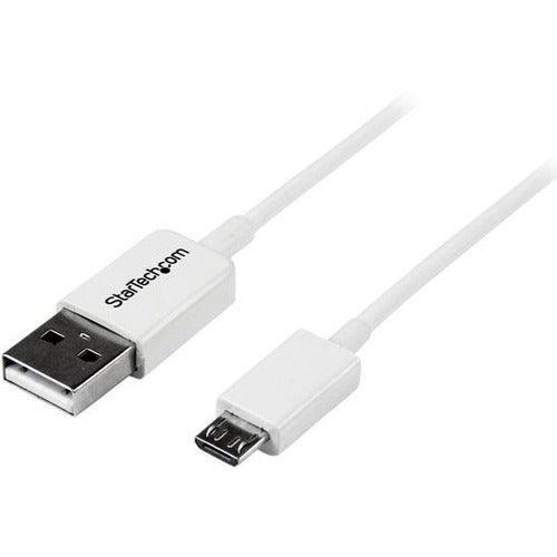 0.5m White Micro USB Cable A to Micro B - Office Connect 2018