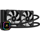 CORSAIR iCUE H100I RGB PRO XT 240mm RADIATOR DUAL 120mm PWM FANS SOFTWARE CONTROL LIQUID CPU COOLER - Office Connect 2018