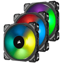 CORSAIR ML120 PRO RGB 120MM PREMIUM MAGNETIC LEVITATION RGB LED PWM FAN 3 FAN PACK WITH LIGHTING NODE PRO CONTROLLER - Office Connect 2018