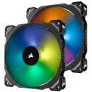 CORSAIR ML140 PRO RGB 140MM PREMIUM MAGNETIC LEVITATION RGB LED PWM FAN TWIN FAN PACK WITH LIGHTING NODE PRO CONTOLLER - Office Connect 2018