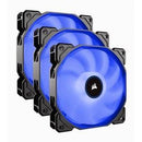 CORSAIR AF120 LED LOW NOISE COOLING FAN, TRIPLE PACK - BLUE PC COOLING - Office Connect 2018