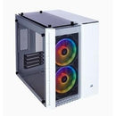 CORSAIR CRYSTAL SERIES 280X RGB TEMPERED GLASS M-ATX PC CASE - WHITE - Office Connect 2018