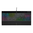 CORSAIR K55 RGB PRO XT GAMING KEYBOARD BACKLIT PER-KEY RGB LED RUBBERDOME - Office Connect 2018