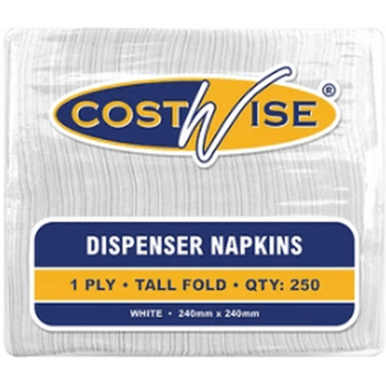 1 Ply Tall Dispenser Serviettes - Office Connect 2018