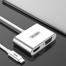 UNITEK USB 3.1 Type-C To HDMI & VGA Converter. Convert - Office Connect