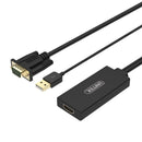 UNITEK VGA to HDMI Converter with Audio. Convert the - Office Connect