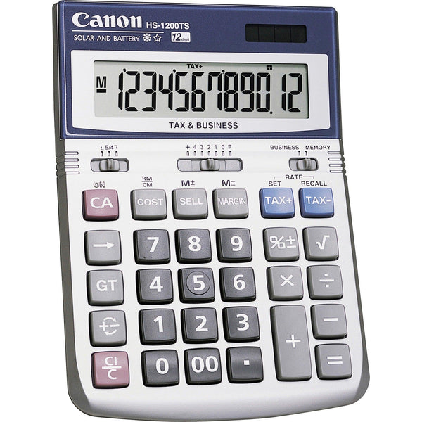 HS1200TS 12 DIGIT DT CALCULATOR W/ TAX - Office Connect 2018