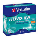 DVD-RW 5pk Jewel Case 2x - Office Connect 2018