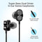 PROMATE Super Bass Dual Driver In-Ear Stereo Earphones. - Office Connect
