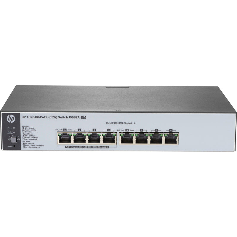 HP 1820-8G-POE+ (65W) SWITCH - Office Connect 2018