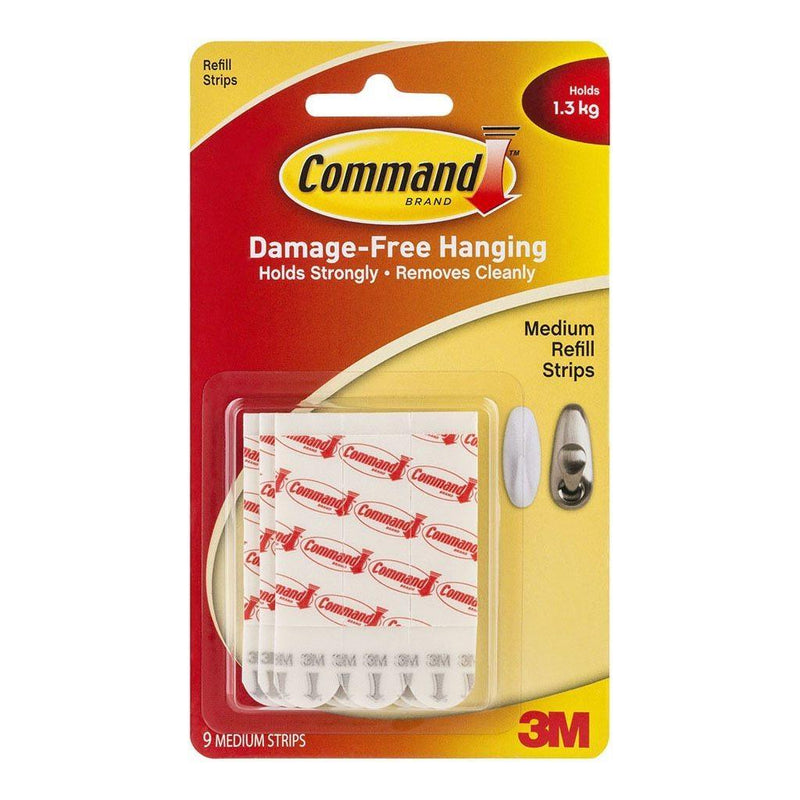 Command Strips Refill 17021P Medium White Pk/9 - Office Connect