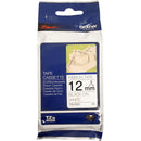 TZER231 12MM BLACK ON WHITE RIBBON TAPE - Office Connect 2018