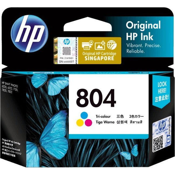 HP 804 TRI-COLOR ORIGINAL INK CARTRIDGE - Office Connect 2018