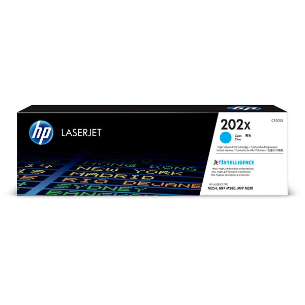 HP 202X Cyan LaserJet Toner Cartridge - Office Connect 2018