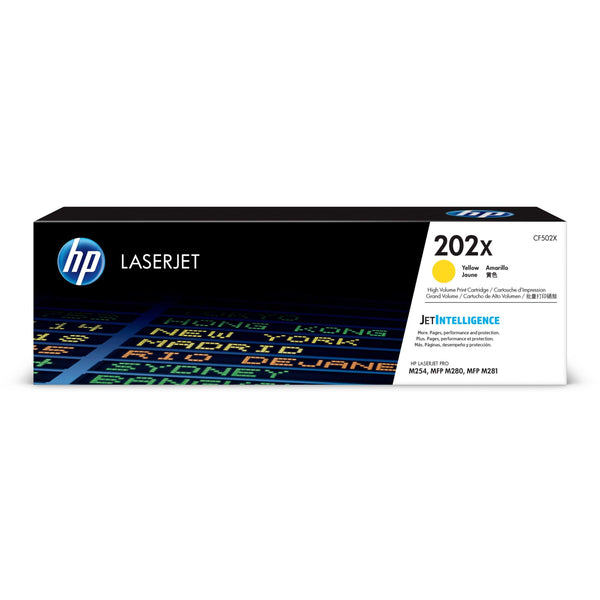 HP 202X Yellow LaserJet Toner Cartridge - Office Connect 2018