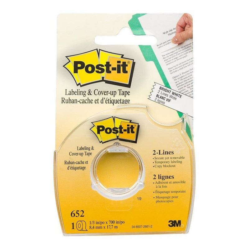 Post-it Correction Tape 652 8.4mm x 17.7m - Office Connect