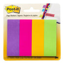 Post-it Page markers 671-4AU Jaipur Collection 25x76mm 100 sheet pads Pkt/4 - Office Connect