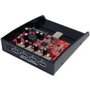 USB 3.0 Front Panel 4 Port Bay Hub - Office Connect 2018