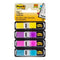 Post-it Flag 683-4AB Mini Bright Assorted Colour 12x43mm 35/Disp, 4 Disp/Pk - Office Connect