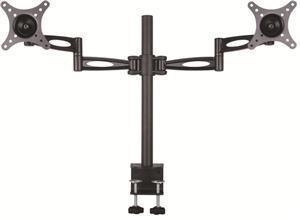 Digitus 15-24" Dual Arm Monitor Stand with Clamp Base - Office Connect