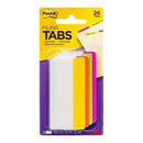 Post-it Durable Filing Tab 686-PLOY-3 Pink Lime Orange Yellow Straight 75mm Pkt/24 - Office Connect