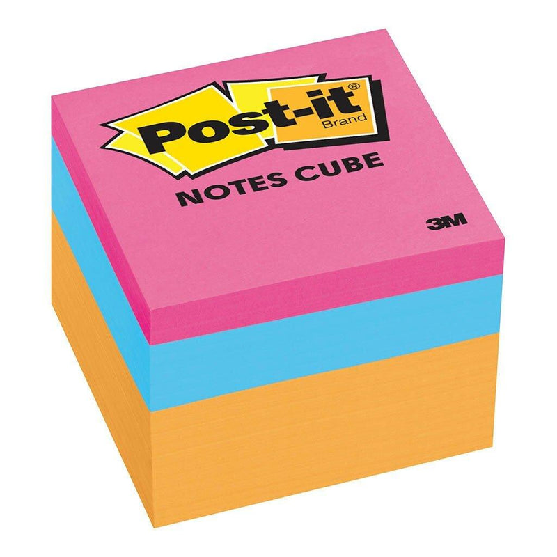 Post-it Notes Mini Cube 2051-N Orange Wave 48x48mm 400 sheet cube - Office Connect