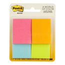 Post-it Notes 653-4AF Mini Page Markers 36x48mm 50 sheet pads Pkt/4 - Office Connect