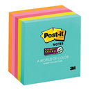 Post-it Super Sticky Notes 654-5SSMIA Miami Collection 76x76mm 90 sheet pads Pkt/5 - Office Connect