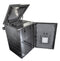 DYNAMIX 9RU Stainless Vented Outdoor Wall Mount Cabinet - Office Connect