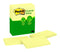 Post-it Recycled Note 655-RP Yellow 76x127mm 100 sheet pads Pkt/12 - Office Connect