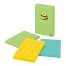 Post-it Notes 660-3AU Jaipur Collection Lined 101x152mm Pkt/3 - Office Connect