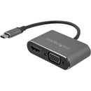 USB C to VGA and HDMI Adapter - Aluminum - Office Connect 2018