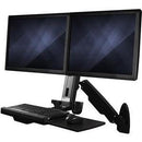 Sit Stand Desk - Wall Mount Dual Monitor - Office Connect 2018