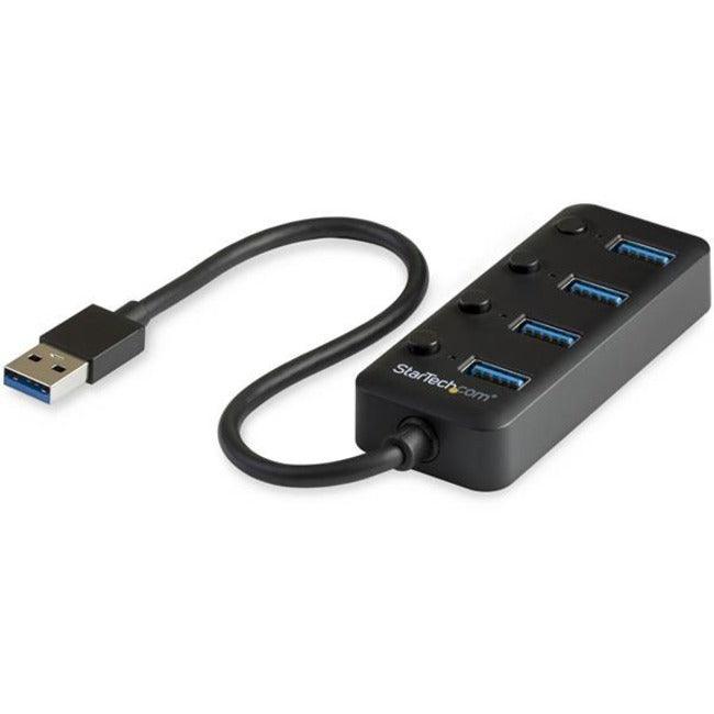 Hub - USB 3 4-Port with On/Off Switches - Office Connect 2018